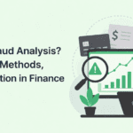 Fraud analysis in finance with data monitoring, risk detection, and prevention dashboard illustration